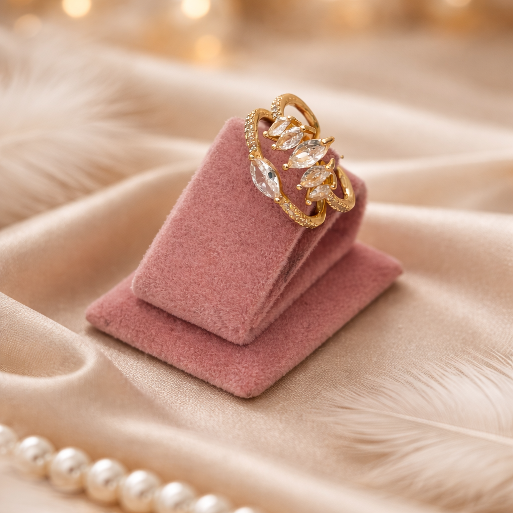 Bague Dorée Luxe – Élégance Intemporelle