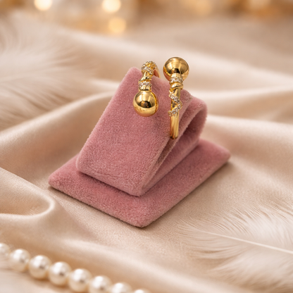 Bague Dorée Luxe – Élégance Intemporelle